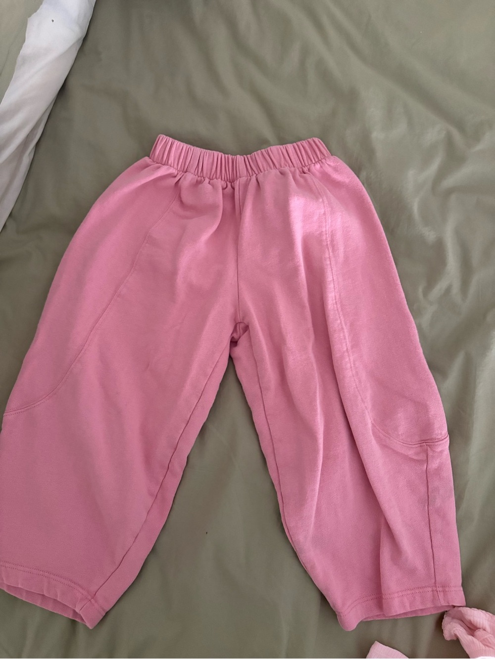 Zara Kids Pink Elastic-Waist Lounge Pants